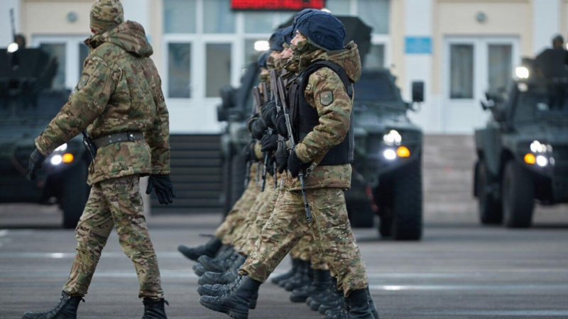 Нацгвардия Казахстана проводит активную подготовку к Параду Победы в Астане