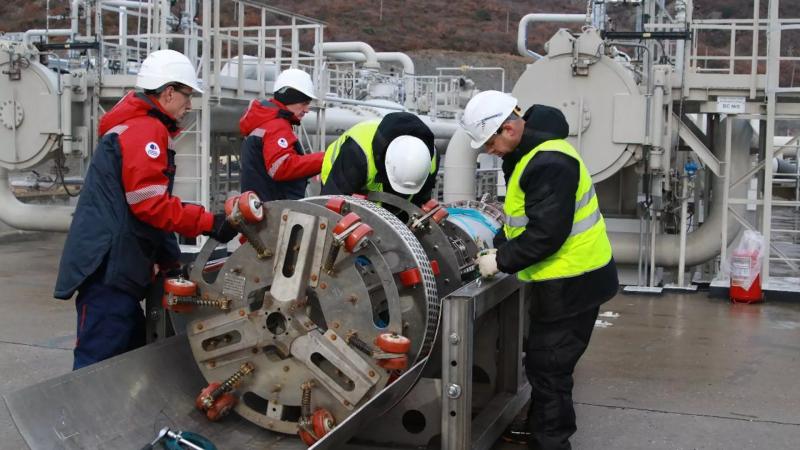 На морском терминале КТК завершены работы по диагностике  подводного трубопровода